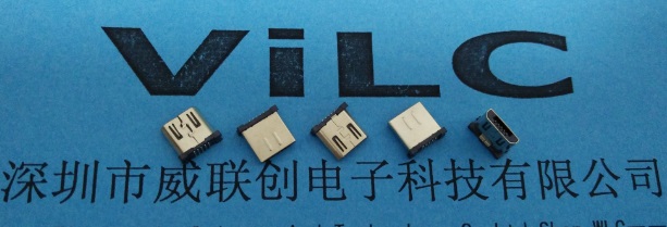 供应MICRO5P沉板USB，SMT2脚贴板 盐雾24小时