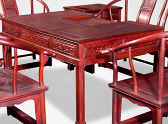 供应圈椅休闲茶台7件套-红酸枝家具-红木茶台-东阳红木家具厂-仿古家具-红木家具APP