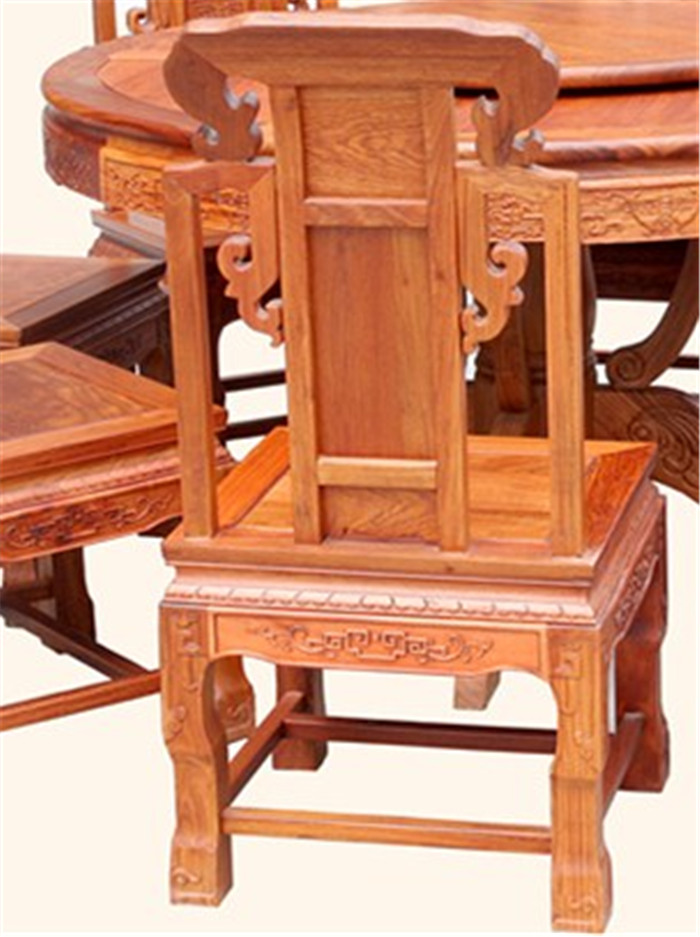 供应138圆台配祥和餐椅9件套-红木家具销售-红木家具APP-红木圆台-缅甸花梨家具
