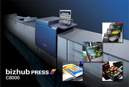 供应用于彩色数码印刷的柯美8000彩色数码印刷机