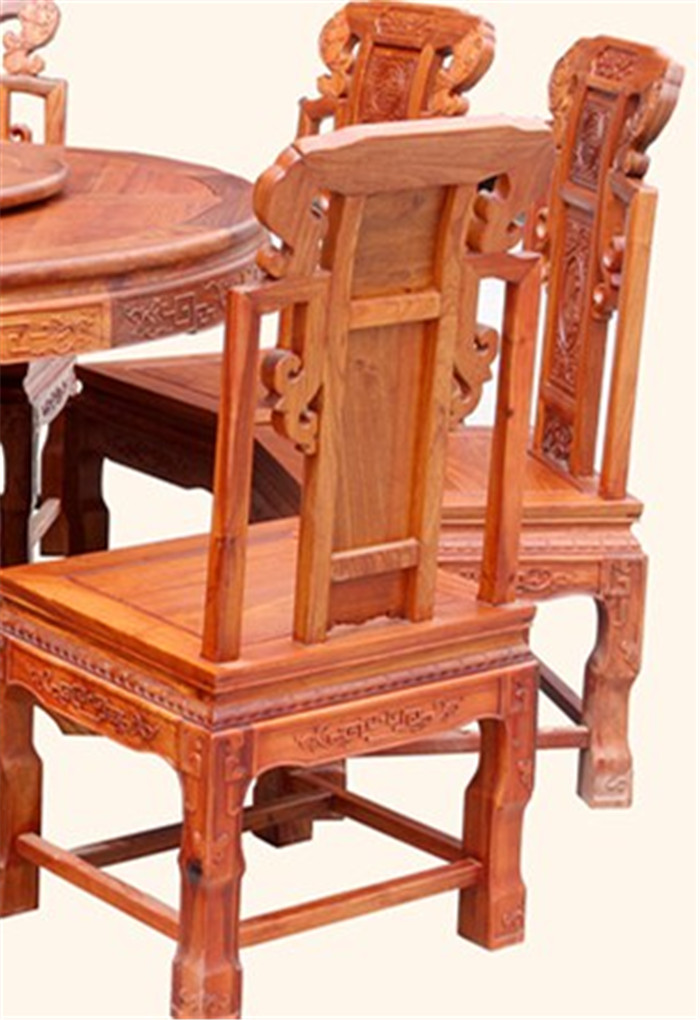 供应138圆台配祥和餐椅9件套-红木家具销售-红木家具APP-红木圆台-缅甸花梨家具