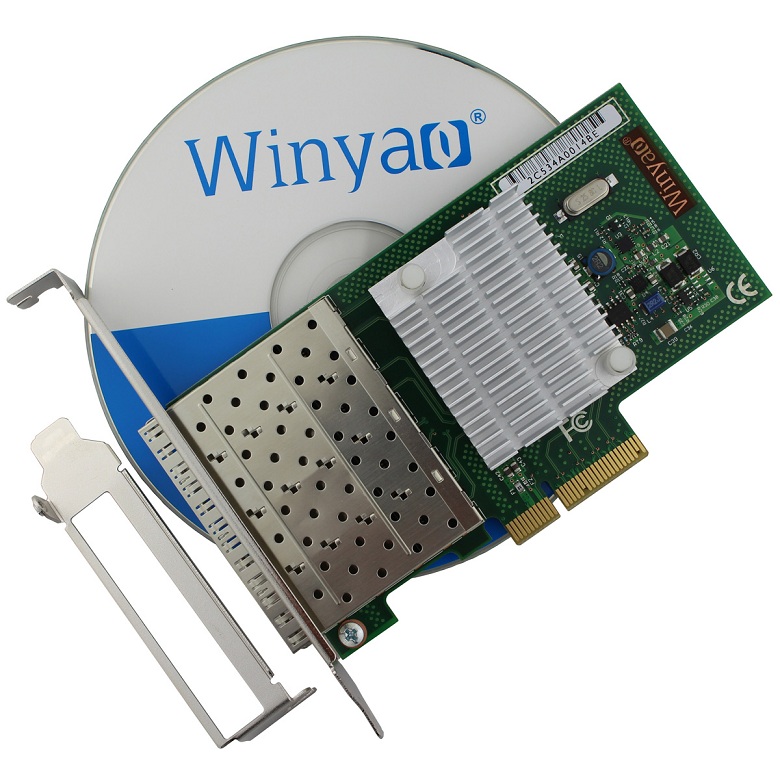 供应用于服务器的WYI350F4-SFP PCI-E四口千兆服务器intel I350-F4汇聚ROS