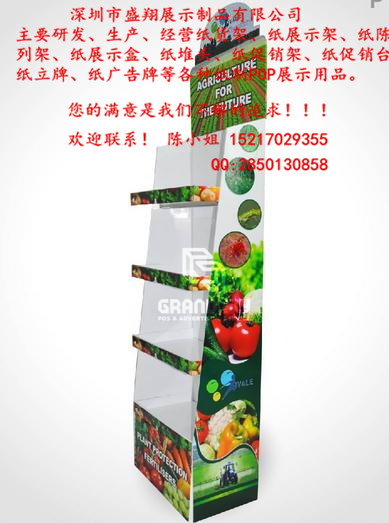 供应深圳专业定制纸展示架纸货架厂家图片