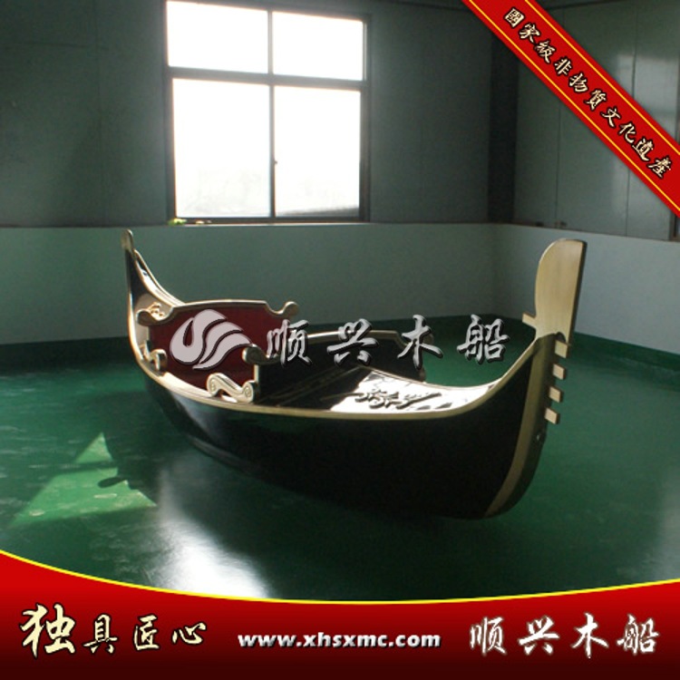 兴化市竹泓镇顺兴木船厂制造销售供应用于的欧式木船 酒店摄影道具装饰木船