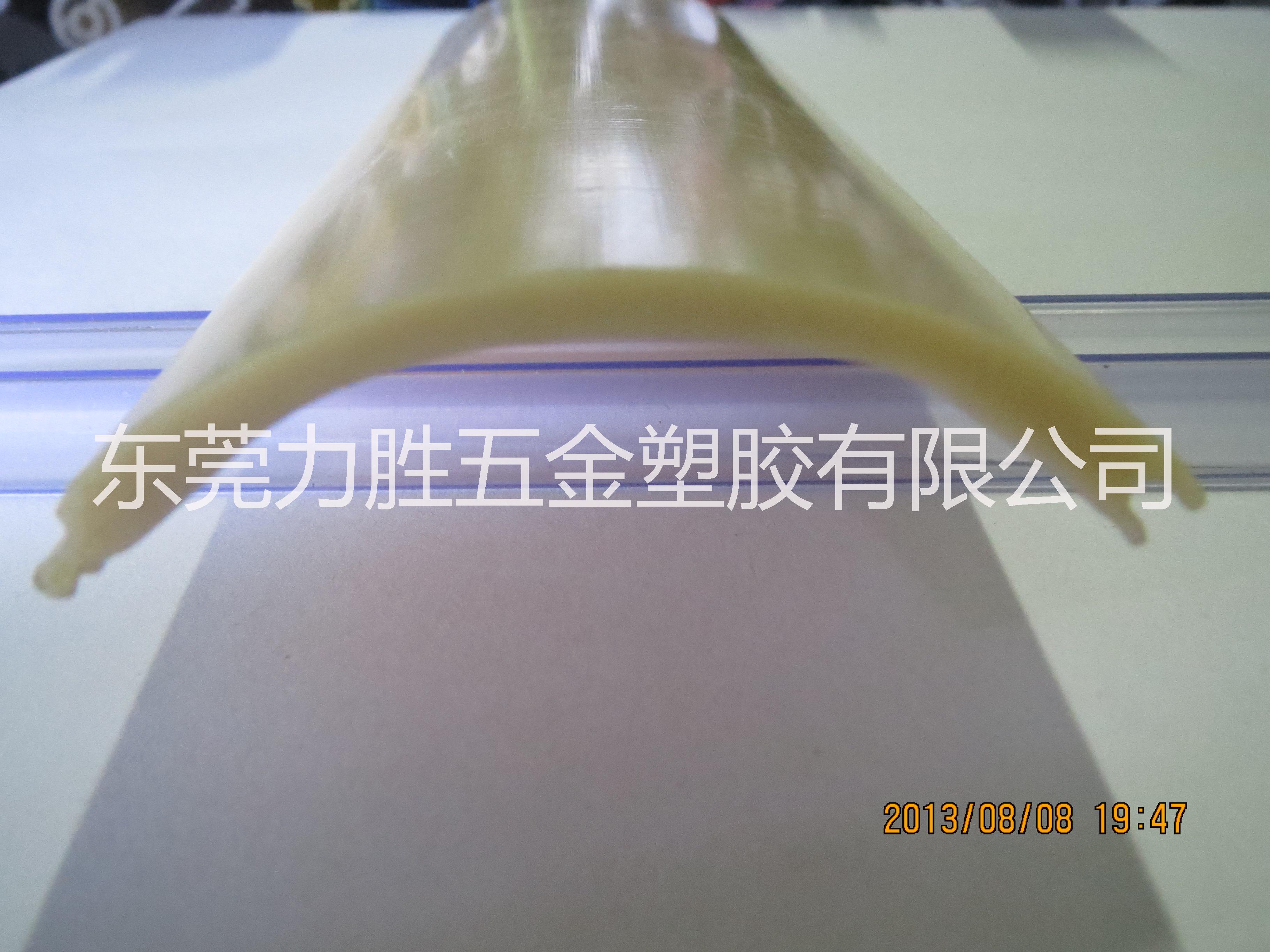 厂家热销 pvc塑胶异型管材 pvc塑胶异型材 塑胶挤压 异型材塑胶挤出型材