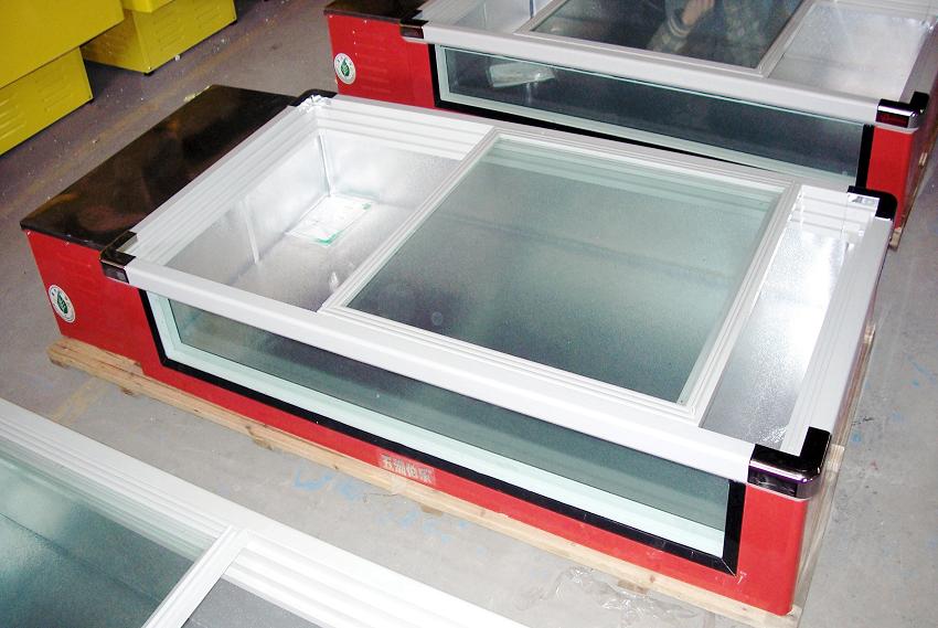 供应SWD-2030五洲伯乐2米台式前透明台式海鲜展示柜冰柜保鲜柜厨房熟食柜