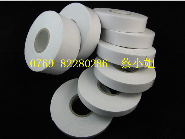 供应用于物品固定的白色高粘性EVA双面胶带，泡棉胶图片