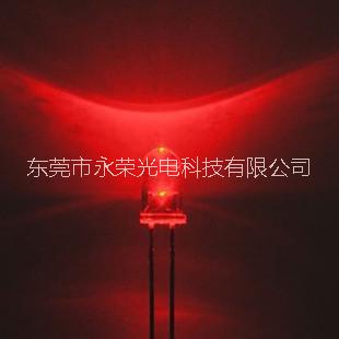 供应用于指示灯的直插LED发光二极管3MM红发红指示灯深圳厂家直销价格实惠高品质直插LED发光二极管图片