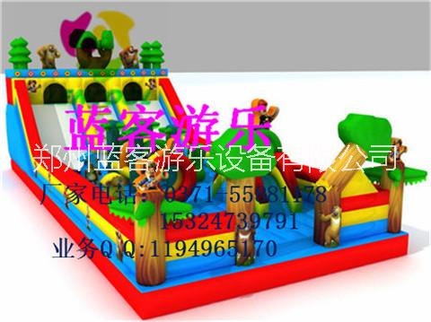 郑州市室外儿童充气滑滑梯厂家供应用于儿童游乐|自由职业者的室外儿童充气滑滑梯