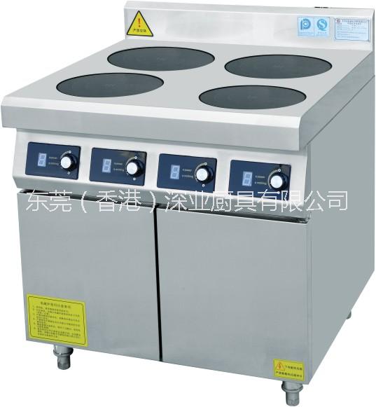 供应用于中餐厅的3.5KW*2电磁四头煲仔炉电磁煲仔饭（上海厂家出销）灶博士品牌图片