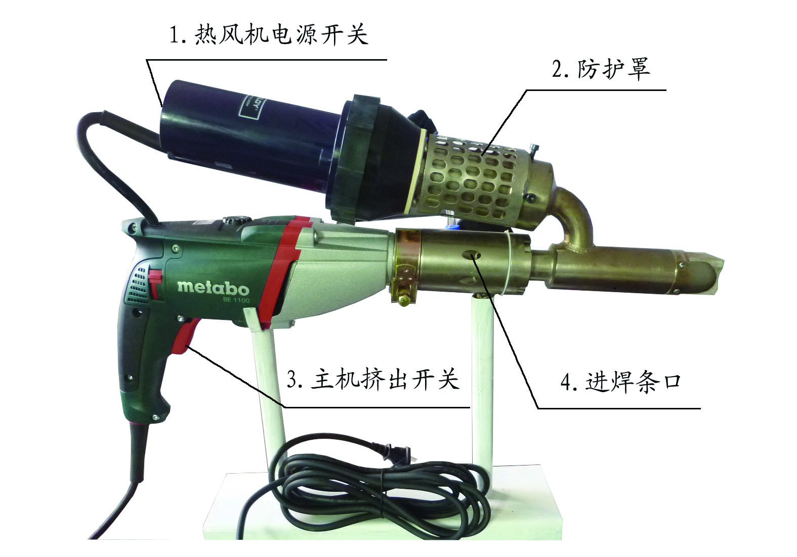 青岛市塑料焊枪厂家用于PE~PP材质各种环境的手提挤出式塑料焊枪