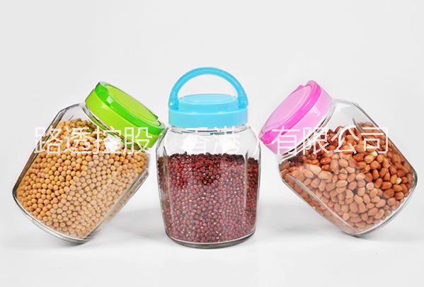 广州长期供应批发用于密封储存的密封玻璃茶叶罐