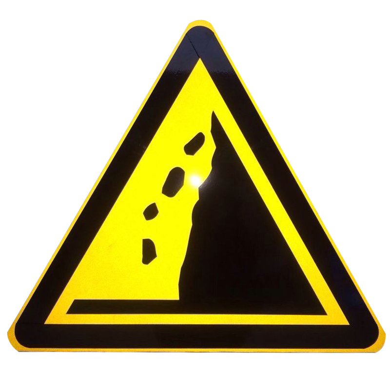 三角指示牌 交通标志牌定做各类学校道路指示三角牌标志牌图片