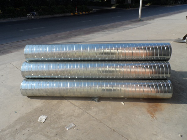 供应生产排气管道厂家-江大螺旋风管厂图片