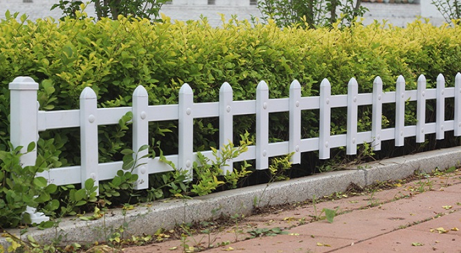 供应PVC草坪栅栏|花坛绿化围栏|园艺围墙护栏