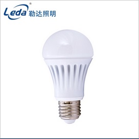 西安市LED灯泡节能灯球泡E27厂家供应勒达Leda LED灯泡节能灯球泡E27螺口光源正白光