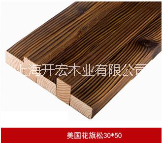 上海市花旗松表碳化深度碳化刻纹木扣墙板厂家