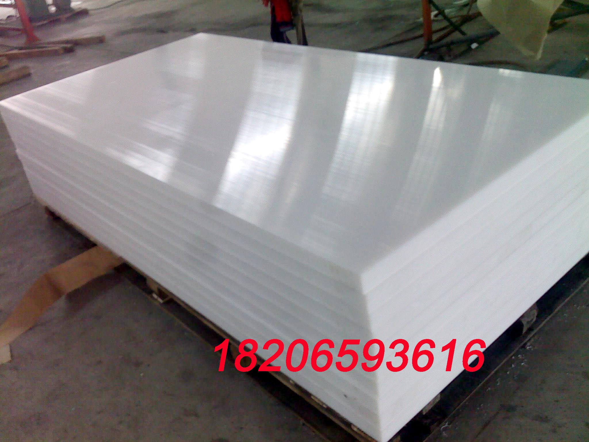 供应用于耐酸防腐工程的厂家白色PP塑料板PP白板保证焊接图片
