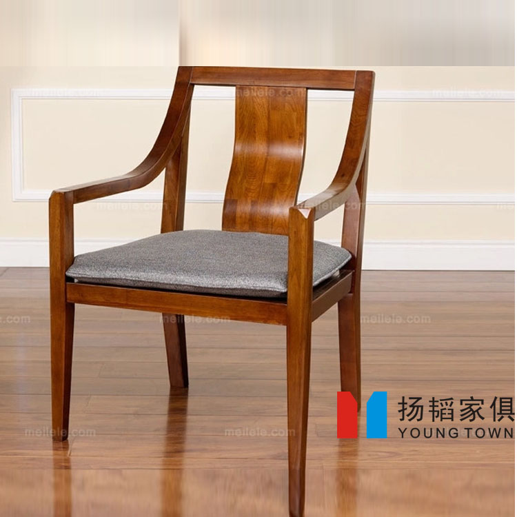供应用于的厂家直扬韬实木榉木餐椅 经典款式