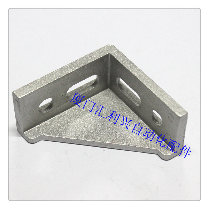 供应用于铝型材紧固件的4080 直角连接件 角码尺寸 铸铝角