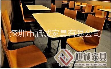 供应麦当劳快餐桌椅，KFC快餐桌椅价格，深圳快餐桌椅供应商图片
