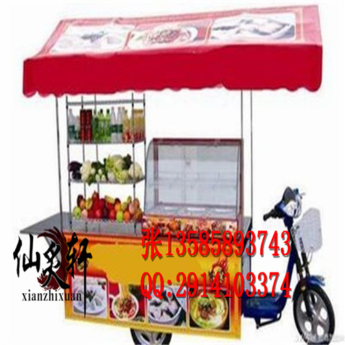 供应用于美食的三轮大篷车有无店面皆可经营成本低