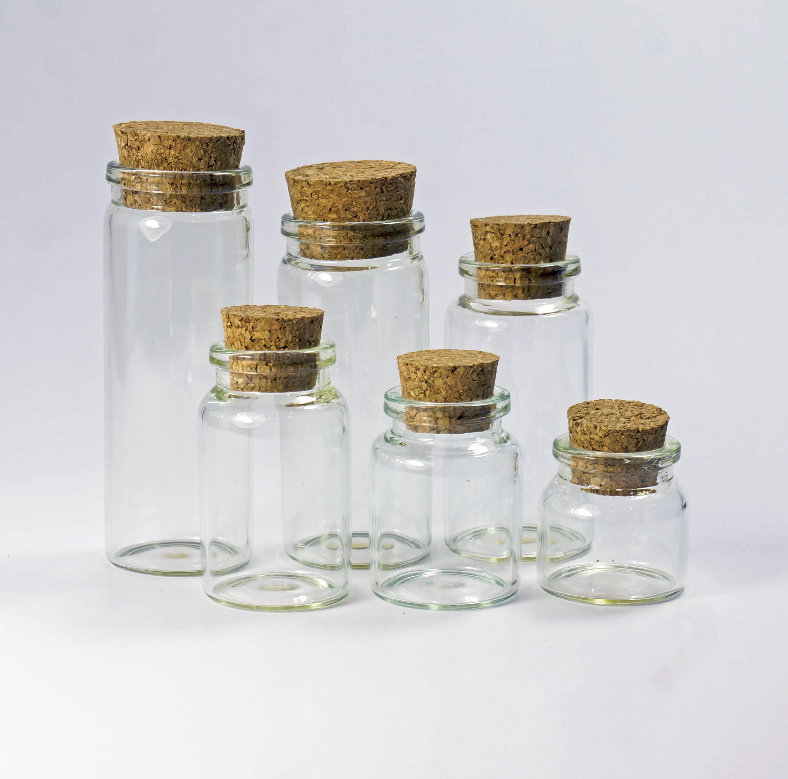 供应木塞管制玻璃瓶饰品订单加工瓶子配套图片