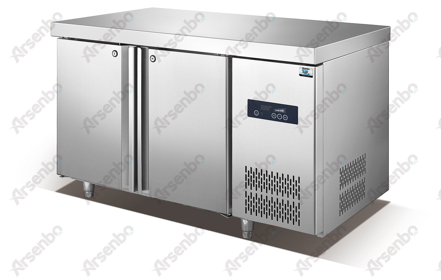 供应烤盘工作台/冷藏冷冻操作台/出口冷柜/BG-L2H/面包房厨房柜