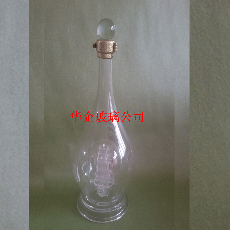 工艺茶具玻璃瓶供应工艺茶具玻璃瓶，灯工吹制玻璃，白酒红酒酒瓶