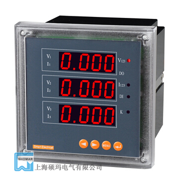 供应EV382智能三相电压电流组合表 配电柜专用仪表 上海仪表