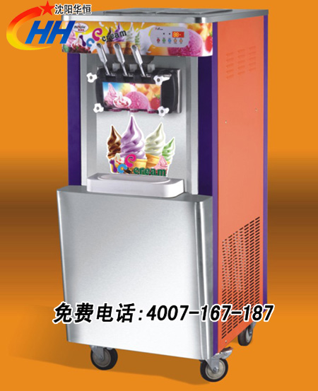 供应用于制作冰淇淋的美淇乐冰淇淋机 三色冰淇淋机