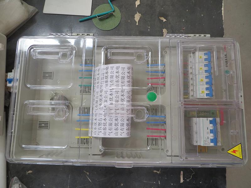 电表箱透明防窃电电表箱单相三表位厂家直供