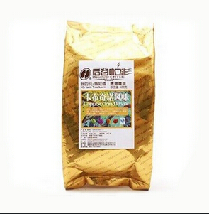 供应用于批发的后谷咖啡 三合一速溶卡布奇诺500g图片