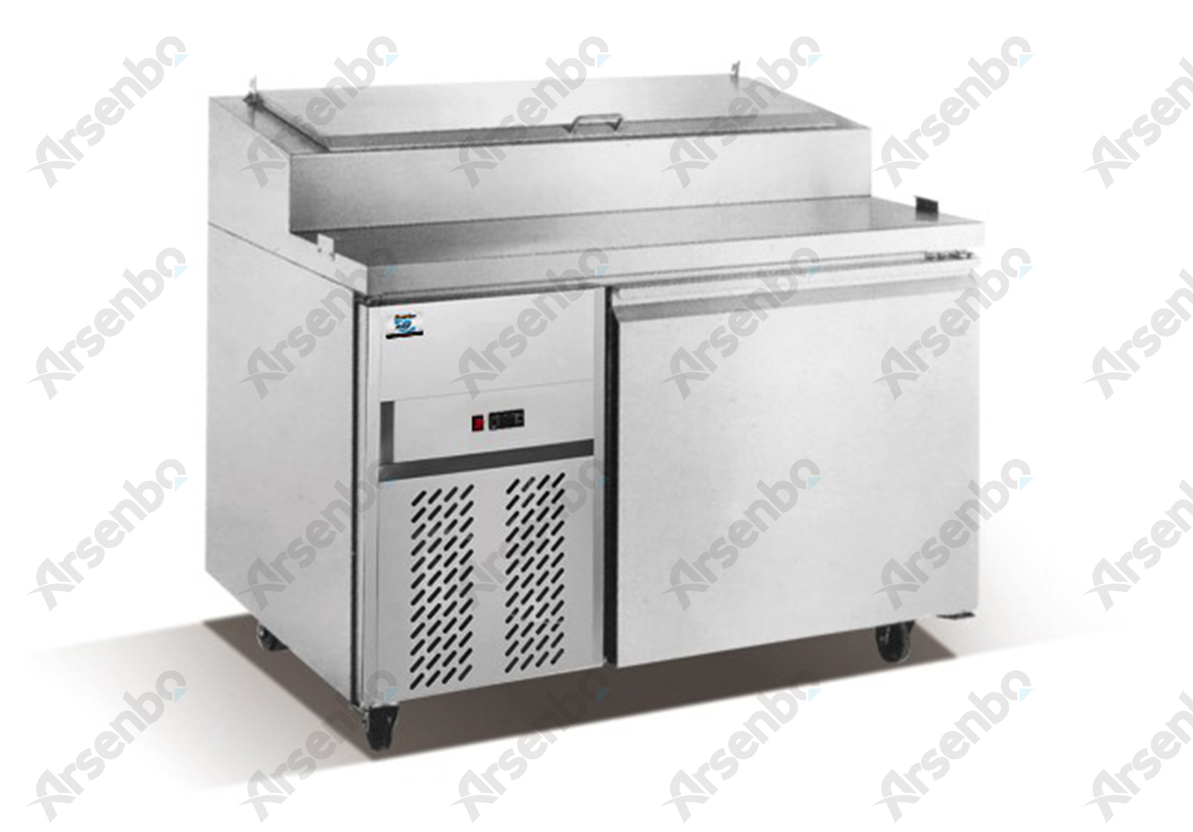 供应不锈钢比萨柜/单门冷藏柜/BS12L1F/风冷比萨柜/食品保鲜柜/比萨柜图片
