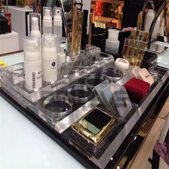供应用于化妆品的亚克力展示架陈列架有机玻璃加工