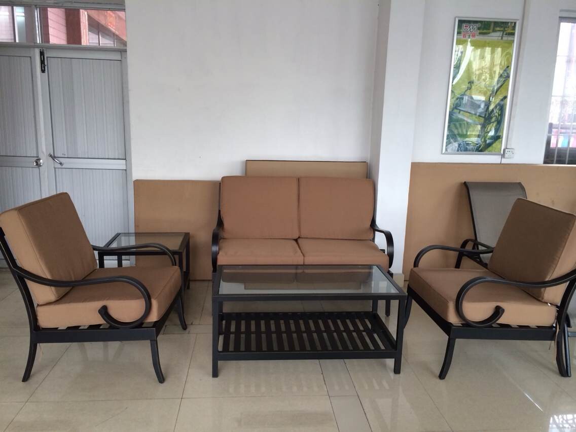 供应户外铸铝沙发 铸铝家具 组合沙发 转角沙发 组合家具定制