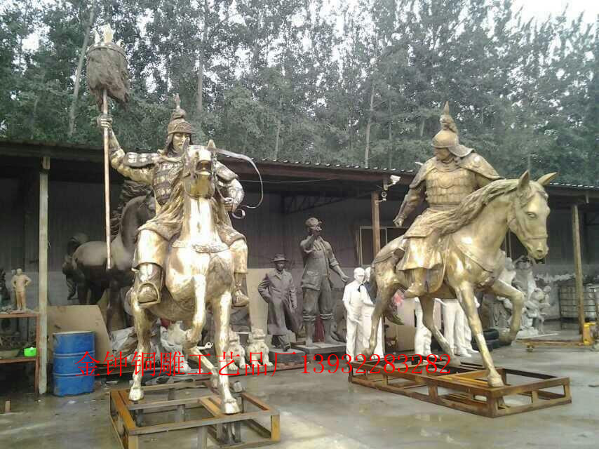 供应蒙古铜雕铸造厂家铜雕人物，铜马