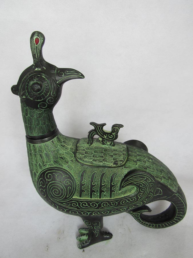 供应用于铜件的广发青铜器，鸟尊摆件，仿古工艺品图片