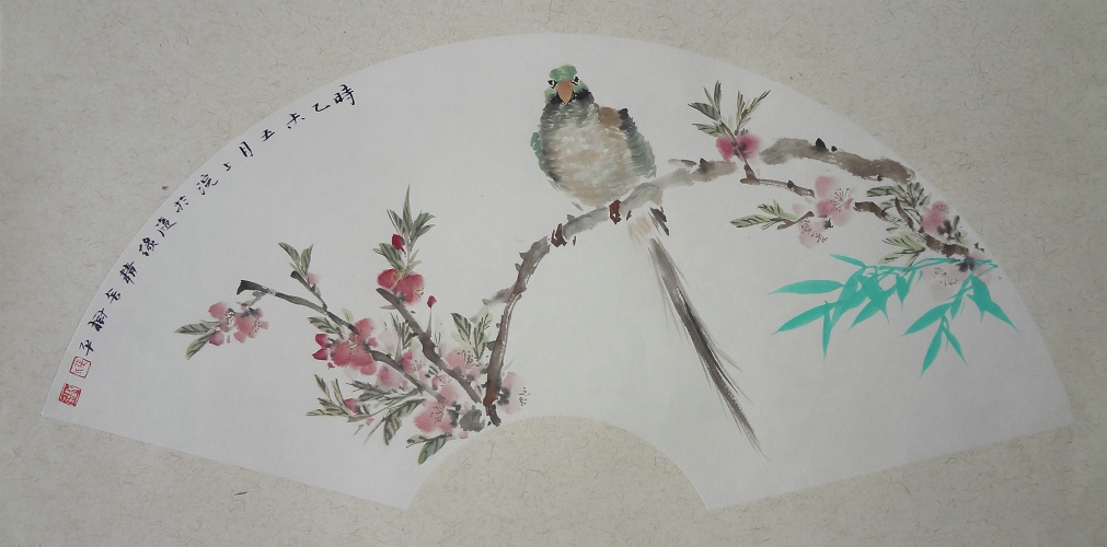 供应用于字画的山东画家张淑平精品小写意花鸟画图片