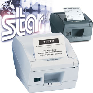 用于小票打印机的热敏小票打印机 star tsp800II