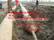 供应用于非开挖铺设的非开挖管道施工工程。图片