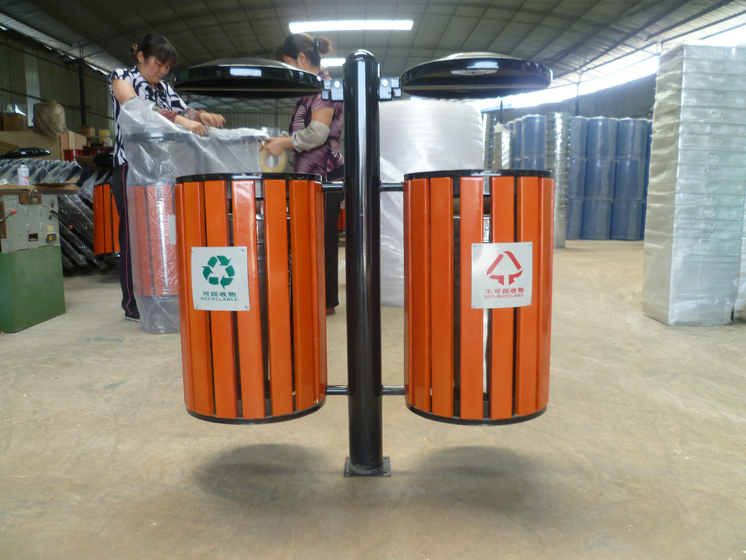 供应用于环保的绵阳圣邦户外垃圾桶SW5007