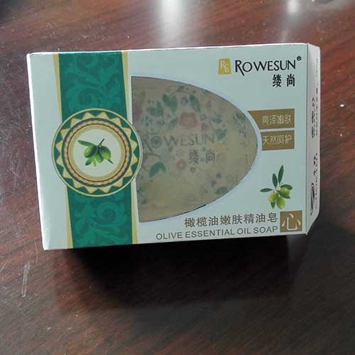 供应ROWESUN/缕尚橄榄油嫩肤精油皂 手工皂，洁面皂，卸妆洁面沐浴三合一图片