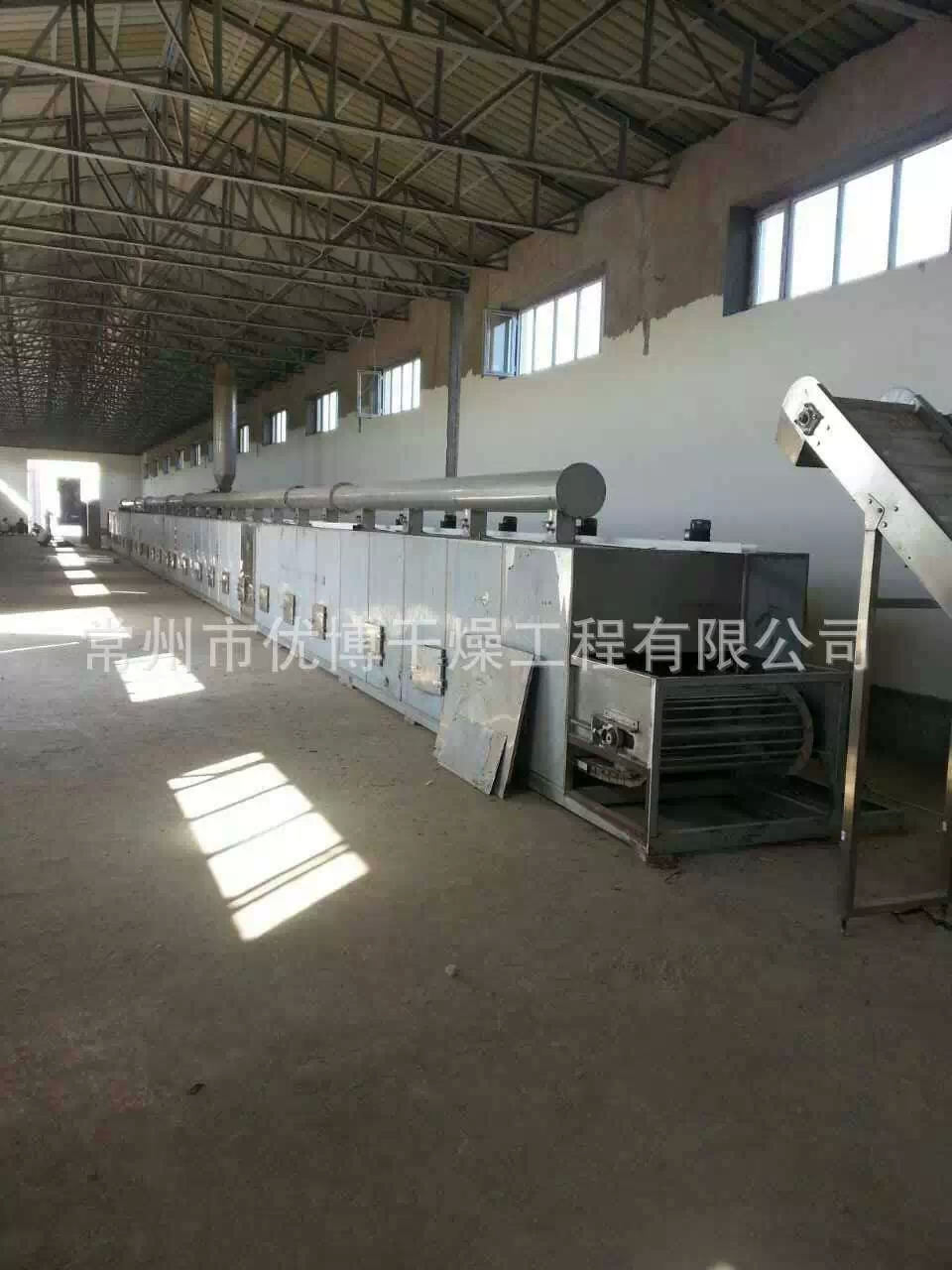850kg/h豆干带式干燥机组，豆干干燥机厂家