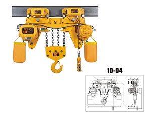供应用于搬运的超低吊型环链电动葫芦10T
