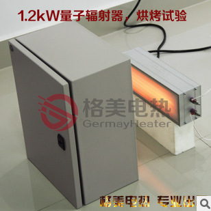 供应用于加热烘干的定向辐射器量子辐射器1.2kW烤漆房纺织辐射器307*107mm