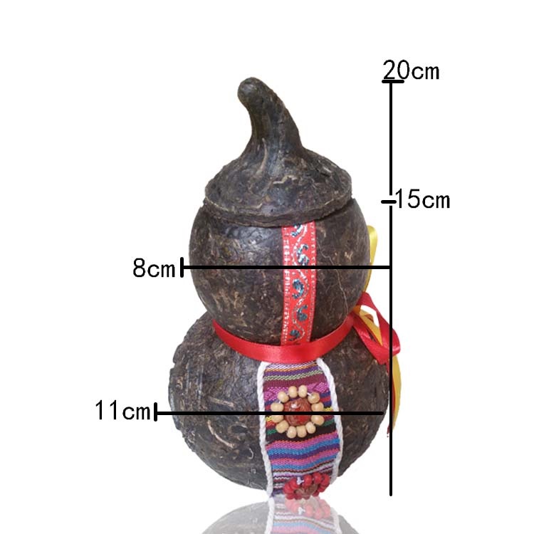 供应普洱茶葫芦 民族手工艺茶 生茶工艺礼盒装 小葫芦30 特价大批发