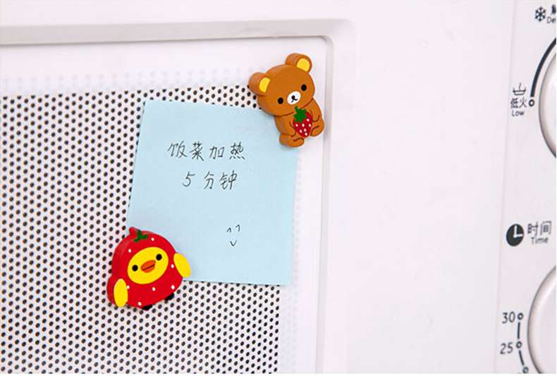 供应磁性冰箱贴卡通动物冰箱贴 创意卡通日韩国学生文具批发混批