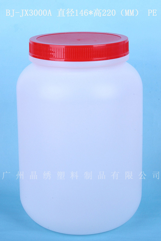 供应3升PE塑料瓶 酱料包装瓶 热灌装瓶 厂家大量供应 来样加工吹瓶