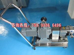 供应上海移动式转子泵,NCB不锈钢内啮合转子泵直销厂